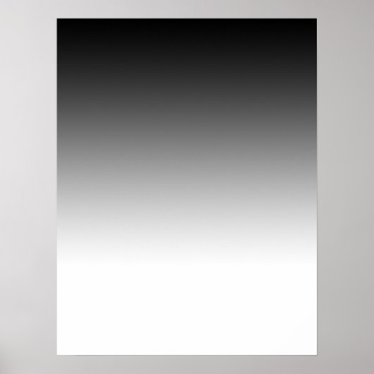 写真用の黒から白のポスター卒業 ポスター (正面)