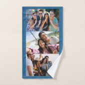 写真用カスタム バスタオルセット (ハンドタオル)