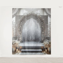 写真用グレー調の吊るしタペストリー タペストリー