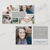写真用コラージュ名刺 名刺 (正面/裏面)