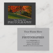 写真用名刺テンプレート 名刺 (正面/裏面)