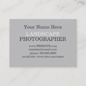 写真用名刺テンプレート 名刺 (裏面)