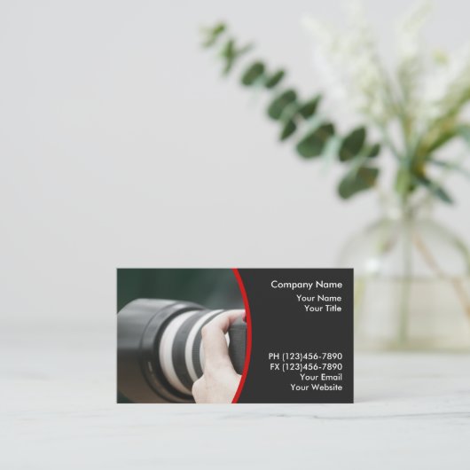 写真用名刺 名刺 (スタンド正面)