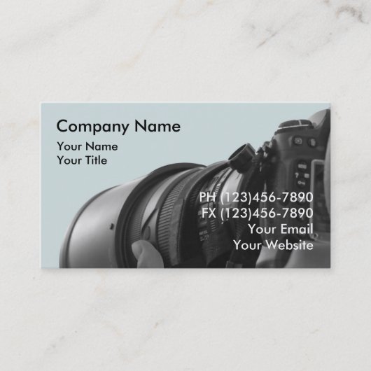 写真用名刺 名刺 (正面)