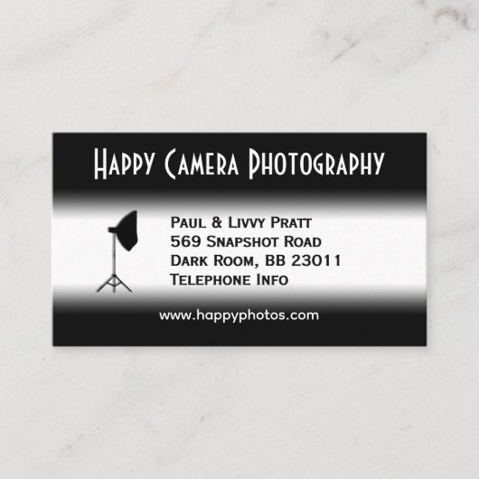 写真用名刺 名刺 (正面)