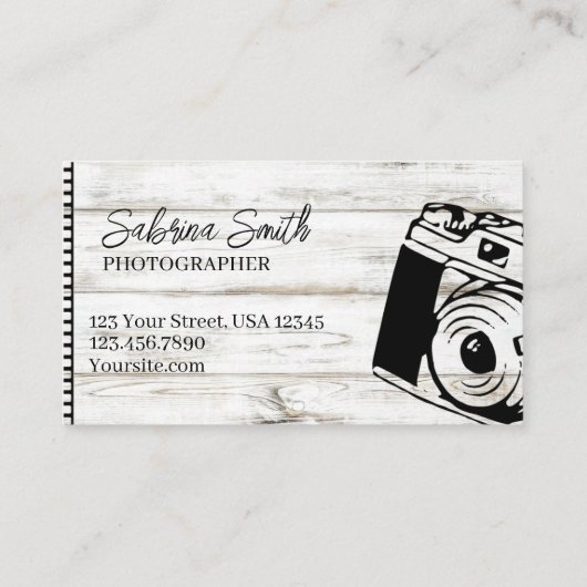 写真用名刺 名刺 (裏面)