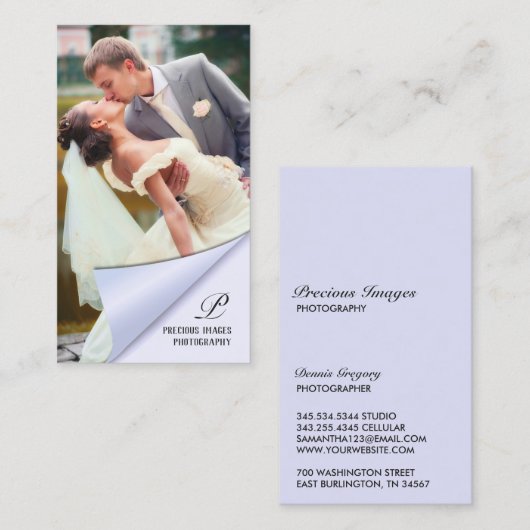 写真用名刺 名刺 (正面/裏面)