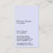 写真用名刺 名刺 (裏面)