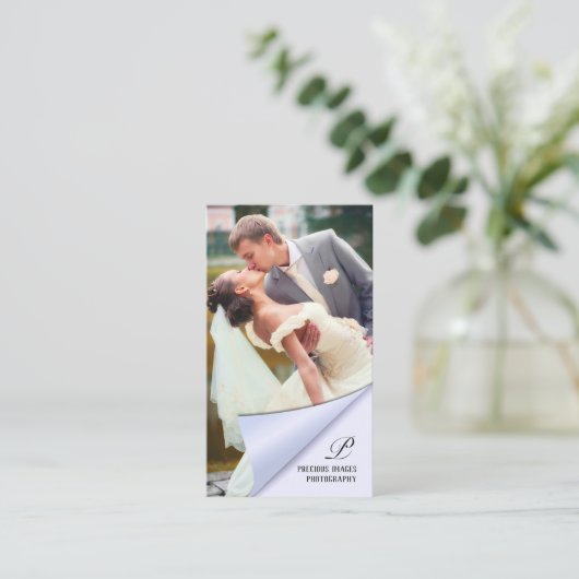 写真用名刺 名刺 (スタンド正面)