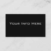 写真用名刺 名刺 (裏面)