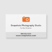 写真用磁気名刺 (正面)