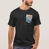 写真用語 グラフィック 圧縮効果 冬 Tシャツ (正面)