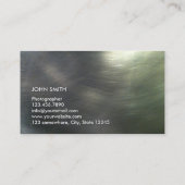 写真用金属鋼カメラQRコード 名刺 (裏面)