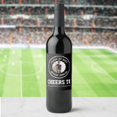 写真男らしの卒業 ワインラベル