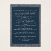 写真男らし葬儀悔やみや弔慰祈りの言葉カード (裏面)