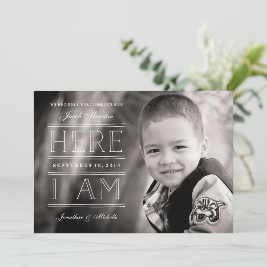 写真男女兼用の採用のお知らせ 案内状 (スタンド正面)