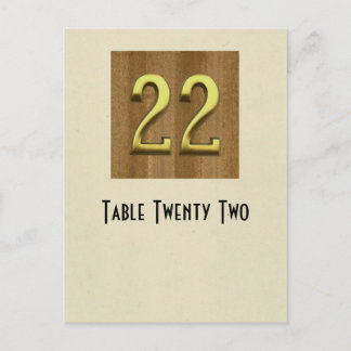 写真番号22のテーブルカード ポストカード