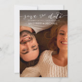 写真白手書き日付の保存 セーブザデート (正面)