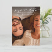 写真白手書き日付の保存 セーブザデート (スタンド正面)