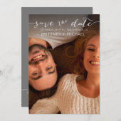 写真白手書き日付の保存 セーブザデート (正面/裏面)