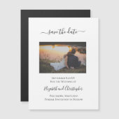 写真磁気カーエレガントドのフォーマル日付を保存 (正面/裏面)