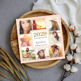 写真磁気卒業アナウンスカード8