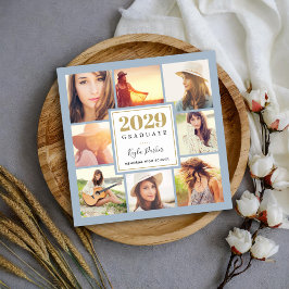 写真磁気卒業アナウンスカード8