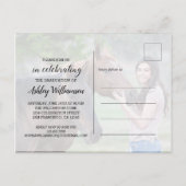 写真祝卒業会 インビテーションポストカード (裏面)