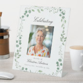 写真祝葬儀記念碑 台座サイン (インサイチュ)