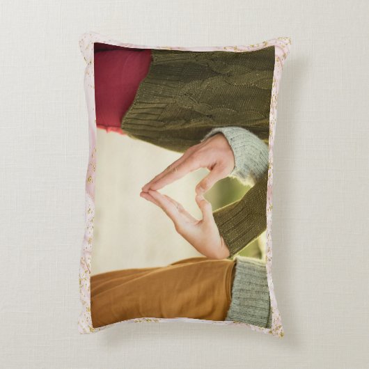 写真私の夢の男を育ててくれてありがとう アクセントクッション (裏面(縦))