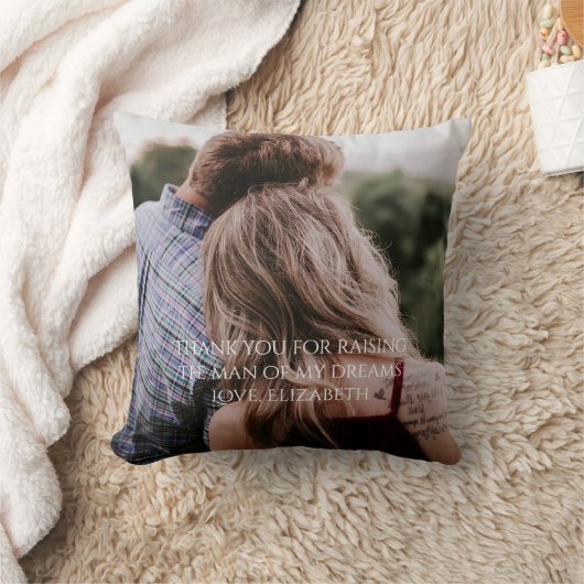 写真私の夢の男を育ててくれてありがとう クッション (ブランケット)
