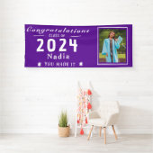 写真科を卒業パーソナライズされたする 横断幕 (インサイチュ)