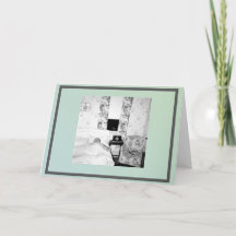 写真空白の付きあいさつおもしろいカード。