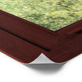 写真窓の風景 – さくらんぼの花。 ポスター (角)