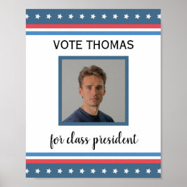 写真米国の学生選挙運動 ポスター