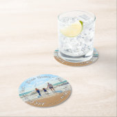 写真紙コースターカスタムの写真と文字 ラウンドペーパーコースター (インサイチュ)