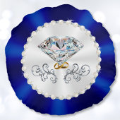 写真素晴らし、パーソナライズされたアニバーサリー枕 ラウンドクッション