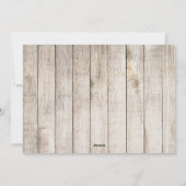 写真素朴の冬の自然な納屋の木材 シーズンカード (裏面)