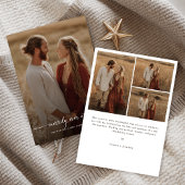 写真素朴の後、Bohoが楽しそうに手書き シーズンカード