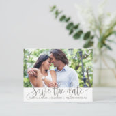 写真素朴の日付を保存 案内ポストカード (スタンド正面)