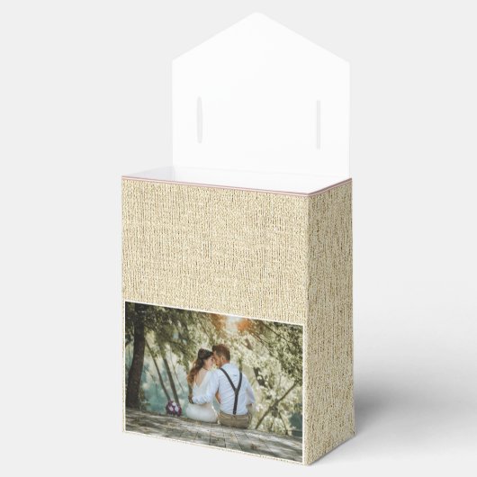 写真素朴の結婚ありがとう フェイバーボックス (オープン)