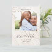 写真素朴を保存する 招待状 (スタンド正面)