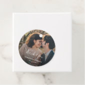 写真素朴エレガント国の結婚式に感謝 フェイバータグ (インサイチュ)