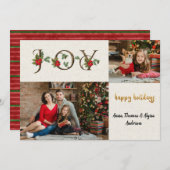 写真素朴クリスマスカード シーズンカード (正面/裏面)