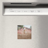 写真素朴コラージギフトカスタム文字ユニーク マグネット (インサイチュ (食洗機))