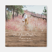 写真素朴コラージギフトカスタム文字ユニーク マグネット (正面)