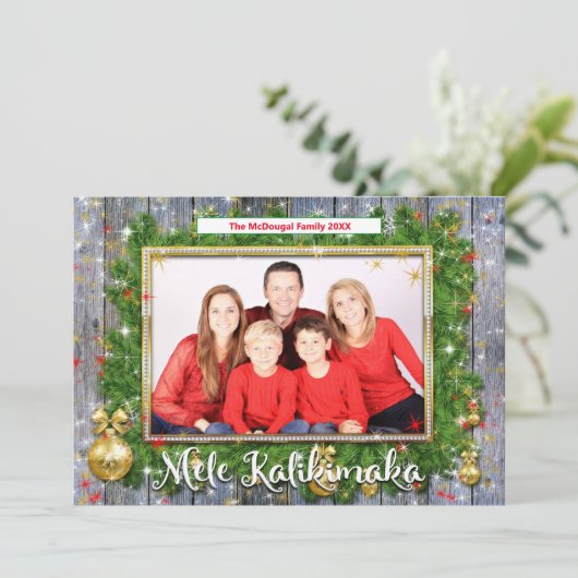 写真素朴ハワイアンメレカリキマカ シーズンカード (スタンド正面)