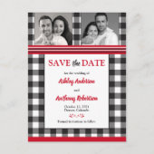 写真素朴バッファロー結婚プライドの救日付 ポストカード (正面)