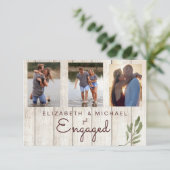 写真素朴フラット日付カードの保存 セーブザデート (スタンド正面)