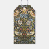 写真素朴ヴィンテージの鳥のパターン ギフトタグ (裏面)